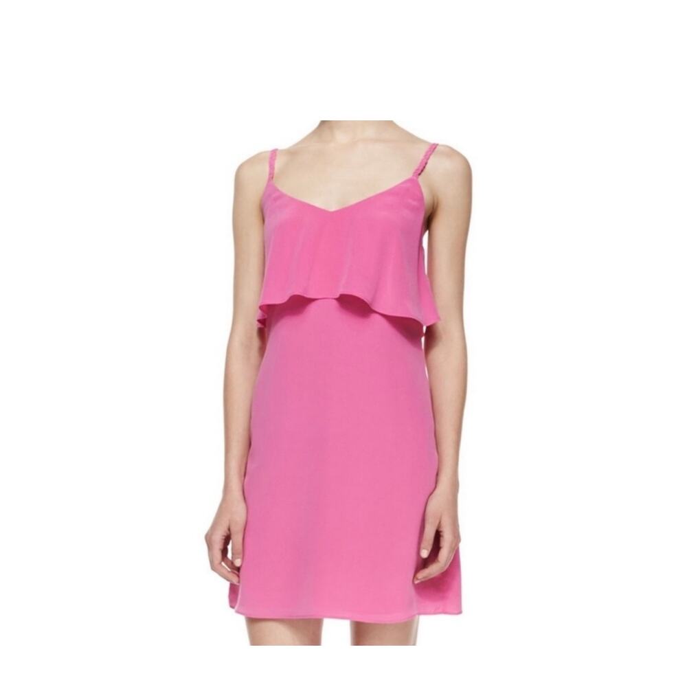 NWT Joie Parthena 100% Silk Pink Dress. Size XS